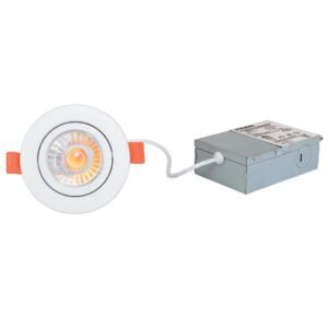 3 inch Gimbal 3CCT – White/Black/Brushed Nickel