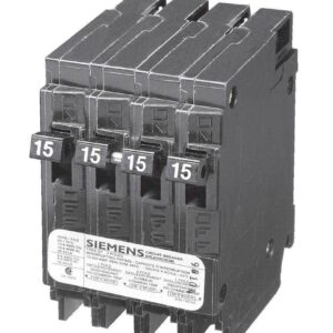 Siemens 15-15A Quad Circuit Breaker (Q21515CTNC)