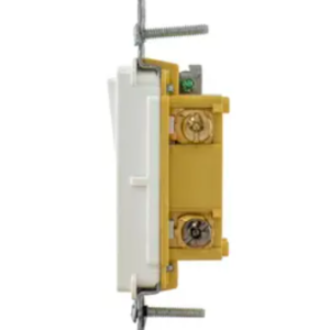 Hubbell 15A Single Pole Rocker Switch (RSD115W) (10 Pack)