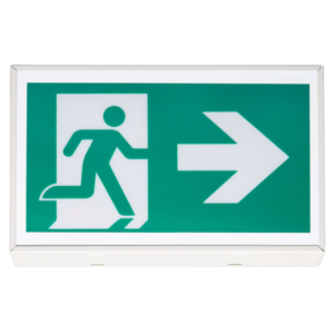 Remote Capable Steel Emergency Exit Sign (without heads)